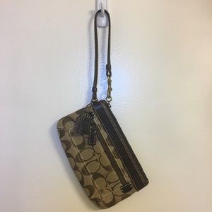 Classic Coach Wristlet